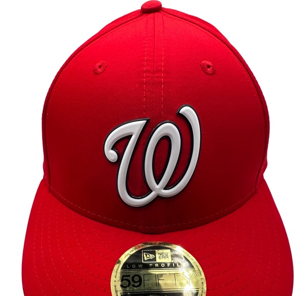 Washington Nationals NEW ERA 59FIFTY Fitted Cap - Sz. 7 1/8 - Picture 1 of 6